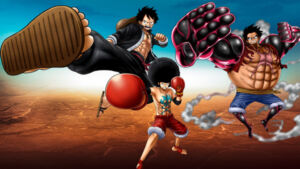 One Piece Burning Blood Digital Deluxe Edition Luffy Afro Kung Fu Gear 4th
