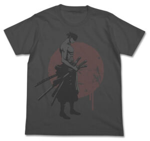 One Piece COSPA Camiseta Zoro Cinza
