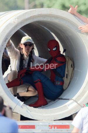 homem aranha de volta ao lar bastidores looper 09