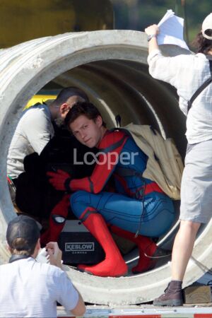 homem aranha de volta ao lar bastidores looper 10