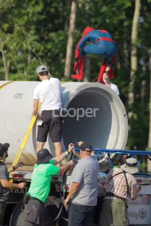 homem aranha de volta ao lar bastidores looper 17