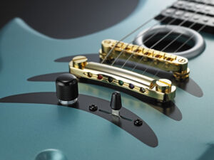 One Piece Brook Guitarra Tubar%C3%A3o Shark Guitar R%C3%A9plica 6