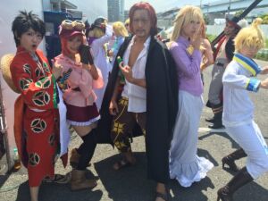 One Piece Film Gold Festival Odaiba 2016 Cosplay 12 Shanks Koala Luffy