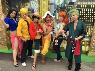 One piece film gold festival odaiba 2016 cosplay 16 tripulação