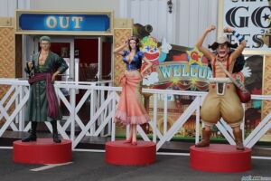 One Piece Film Gold Festival Odaiba 2016 Estátuas 4 Zoro Robin Usopp