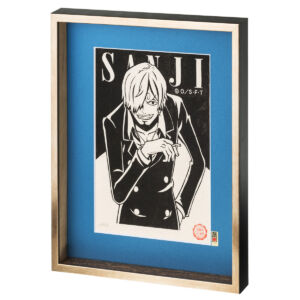One Piece Xilogravura Xilografia Sanji 2