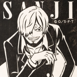 One Piece Xilogravura Xilografia Sanji 3