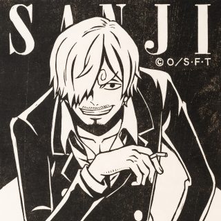 One piece xilogravura xilografia sanji 3