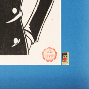 One Piece Xilogravura Xilografia Sanji 4