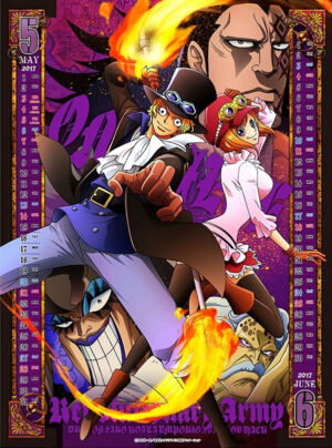 One Piece Calendar Calend%C3%A1rio 2017 3 Maio Junho