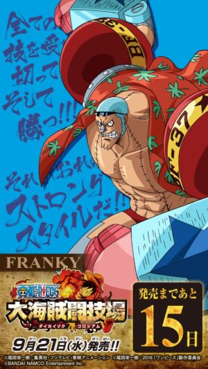 One Piece Great Pirate Colosseum Contagem Regressiva Dia 15 Franky