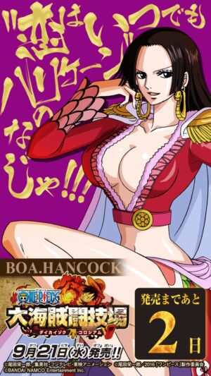 One Piece Great Pirate Colosseum Contagem Regressiva Dia 2 Boa Hancock