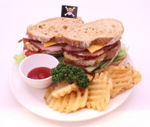 Tokyo One Piece Tower Cafe Mugiwara Menu 2 Sanduíche