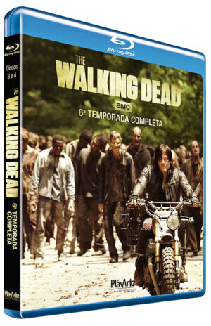 the walking dead 6 temporada playarte blu ray box discos 3 4