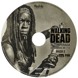 the walking dead 6 temporada playarte dvd box disco 3
