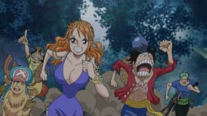 One Piece Episódio 767 7 Nami Luffy Zoro Usopp Chopper