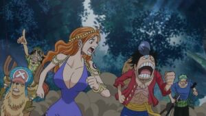 One Piece Episódio 767 8 Nami Luffy Zoro Usopp Chopper