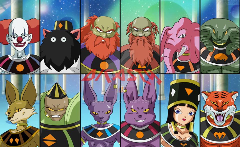 Cada Deus da Destruição em Dragon Ball Super