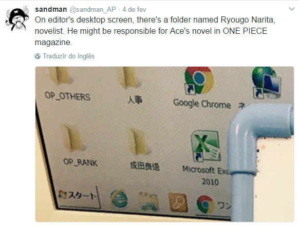 One Piece Sandman Tweet Naito Ryohgo Narita