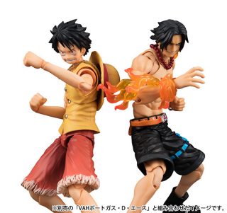 One piece ace monkey d luffy past blue ver yellow 9