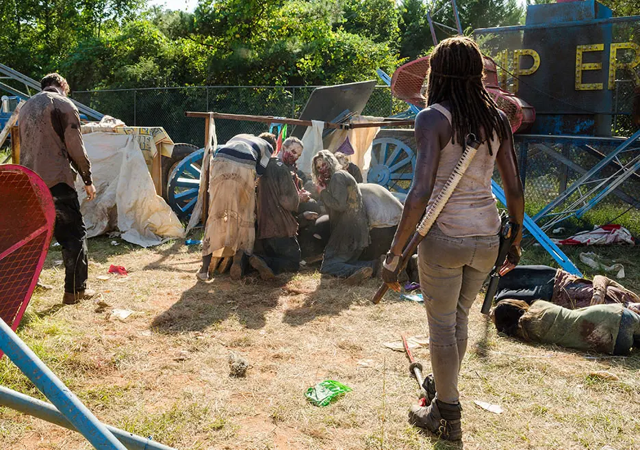 The walking dead s07e12 foto oficial 08 michonne