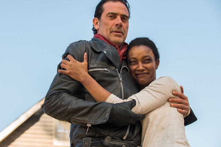 The walking dead s07e16 foto bastidores 05 negan sasha