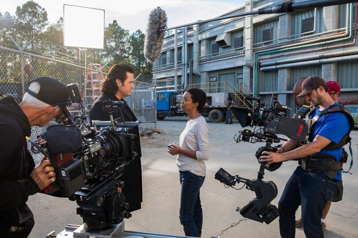 The walking dead s07e16 foto bastidores 16 eugene sasha