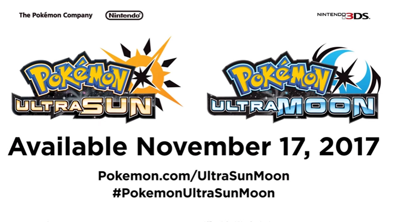 Pokémon Ultra Sun e Ultra Moon confirmados para Nintendo 3DS