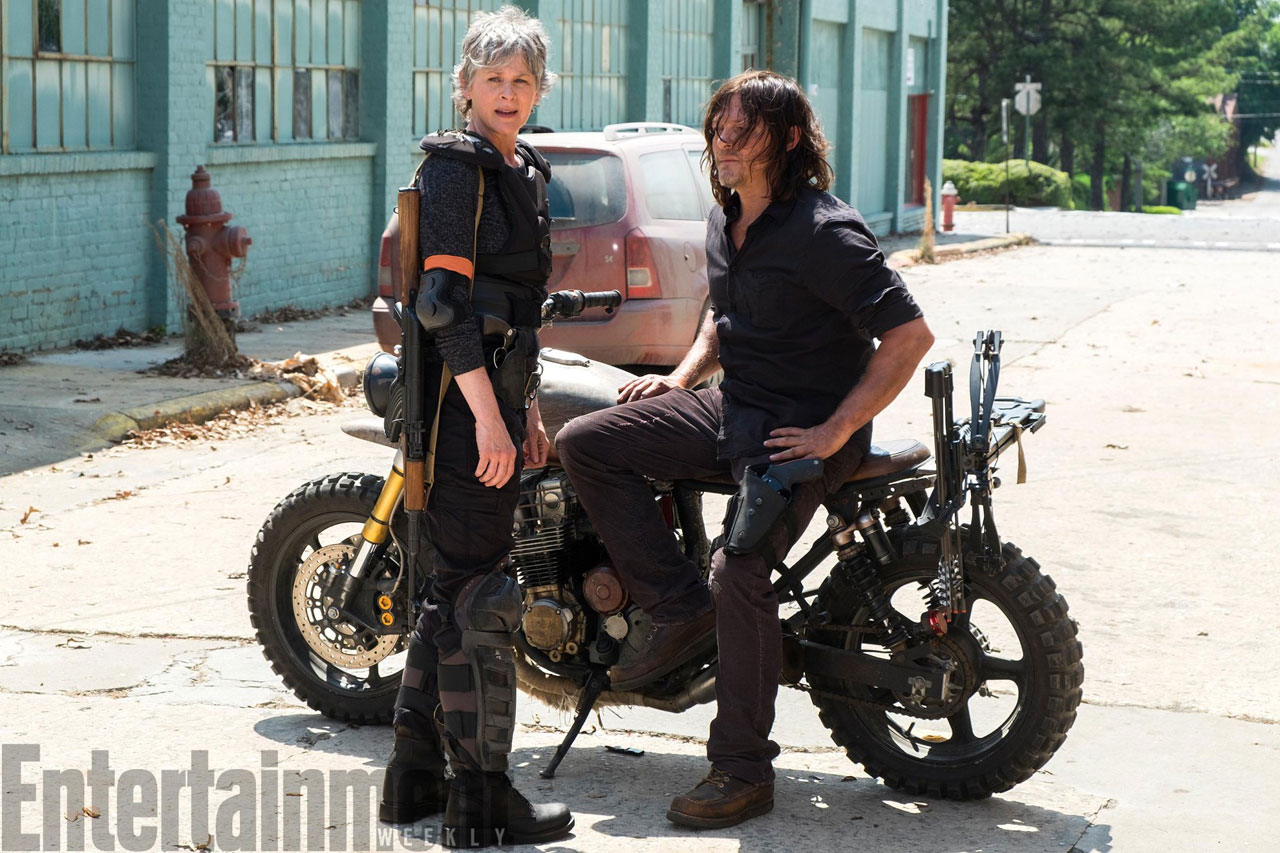 The walking dead 8 temporada primeira imagem carol daryl