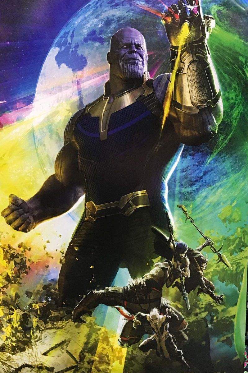 vingadores guerra infinita poster sdcc 2017 thanos