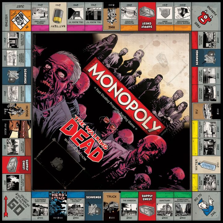 The walking dead monopoly banco imobiliario survival edition