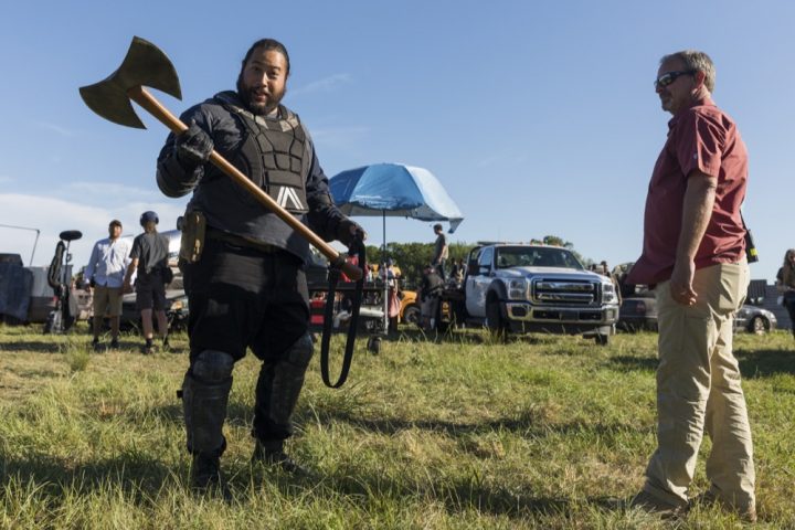 The walking dead 8 temporada s08e01 bastidores 6 cooper andrews