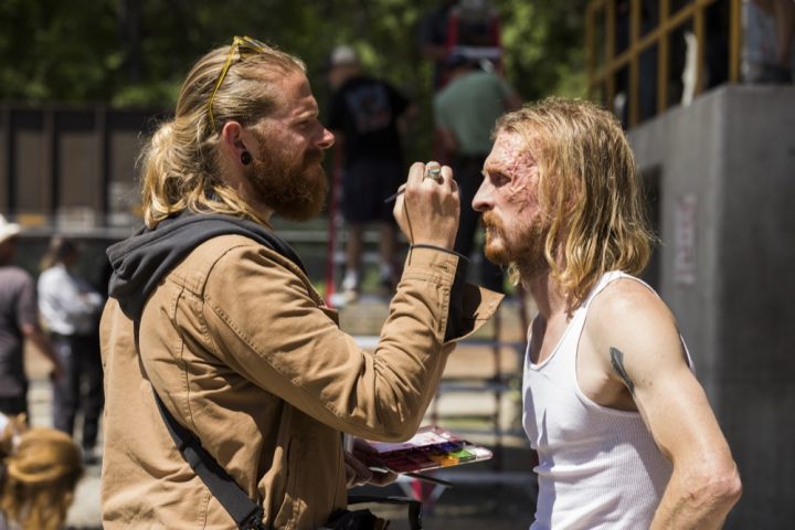 The walking dead 8 temporada s08e01 bastidores 9 austin amelio