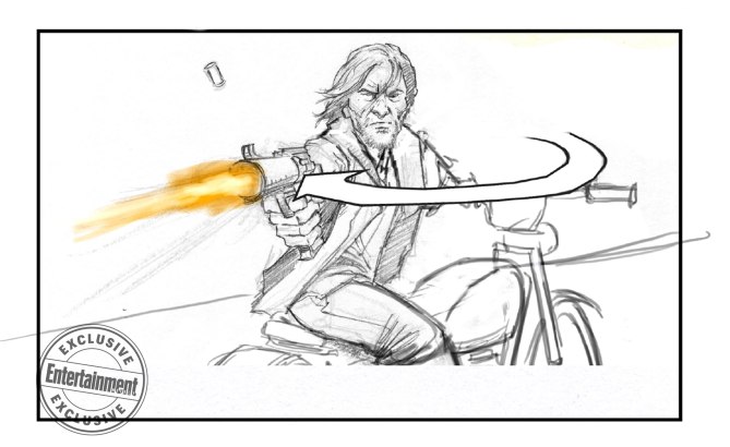 The walking dead 8 temporada s08e01 storyboard daryl dixon 13