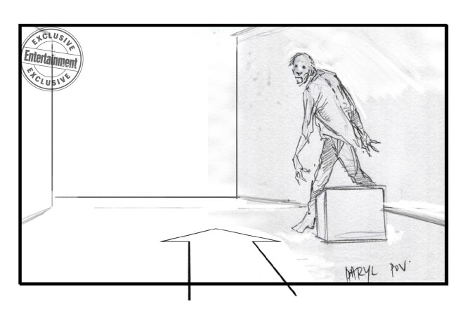 The walking dead 8 temporada s08e01 storyboard daryl dixon 3