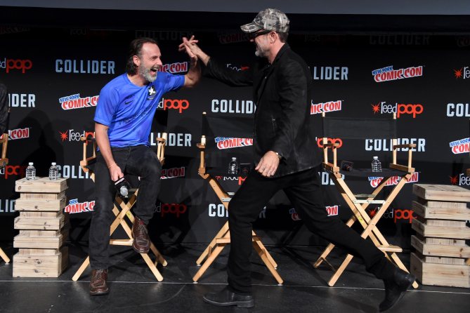 The Walking Dead NYCC 2017 5 Andrew Lincoln Jeffrey Dean Morgan