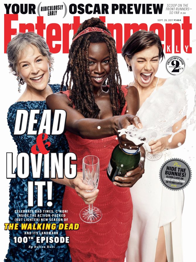 The Walking Dead TWD 100 EW 17 Capa Melissa McBride Danai Gurira Lauren Cohan