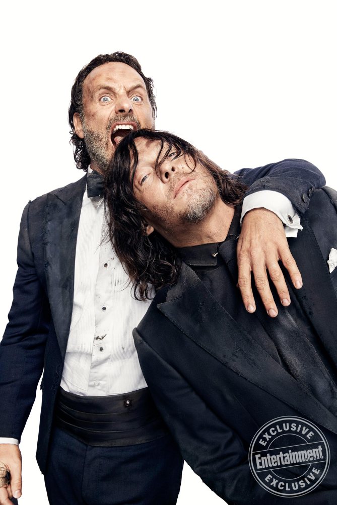 The Walking Dead TWD 100 EW 9 Andrew Lincoln Norman Reedus
