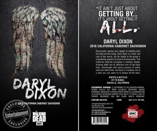 The walking dead wine collection vinhos daryl 1