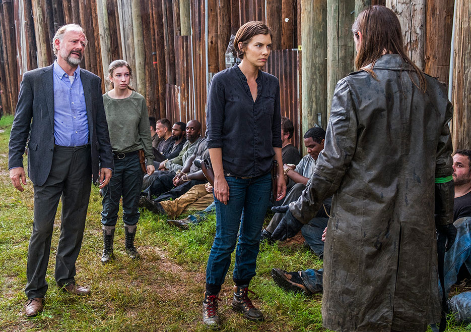 the walking dead s08e06 foto oficial 09 gregory enid maggie jesus