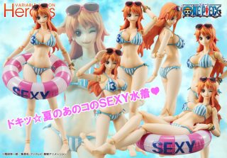 One piece variable action heroes nami summer vacation banner