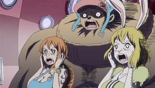 One piece episodio 823 2 nami chopper carrot