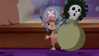 One piece episodio 823 3 chopper fake brook