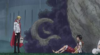 One piece episodio 825 1 sanji luffy