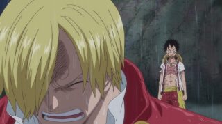 One piece episodio 825 2 sanji luffy