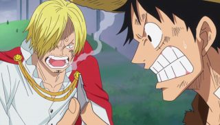 One piece episodio 826 2 sanji luffy