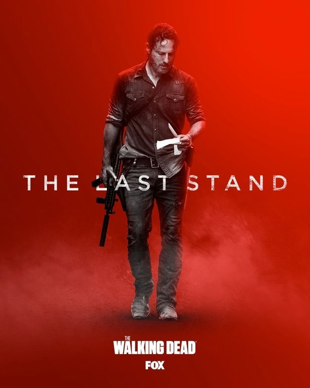 the walking dead 8 temporada parte 2 poster rick grimes