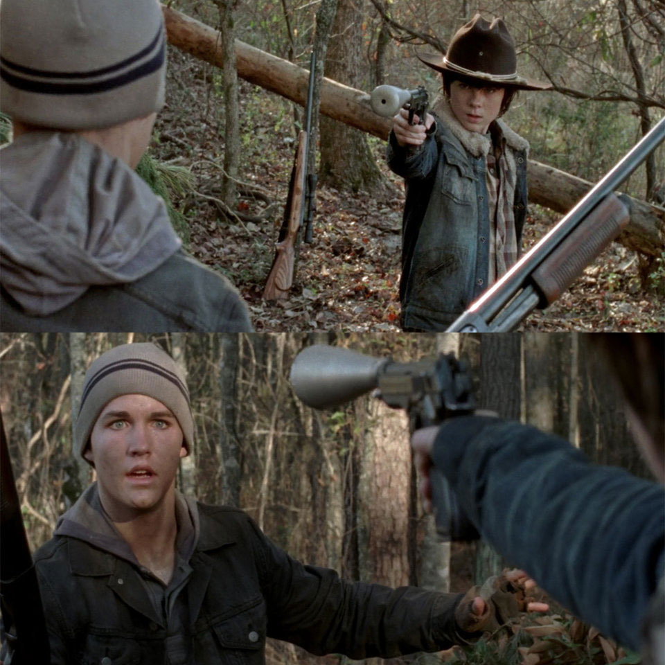 The walking dead s03e16 carl jody