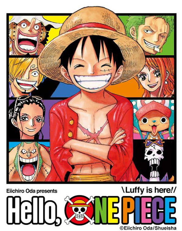 Hello one piece exposição malasia poster
