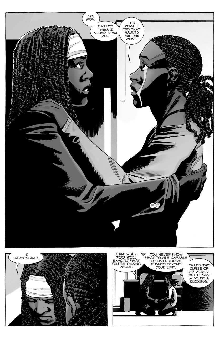 The walking dead brasil hq 177 michonne elodie